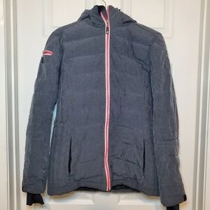 KILLTEC Level 5 Gray Ski Jacket with Detachable Hood Sz 8